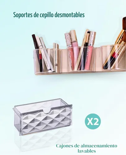 Vista 6 de LUXFURNI - Espejo de pie LED con cerradura con almacenamiento, armario de Blanco paloma