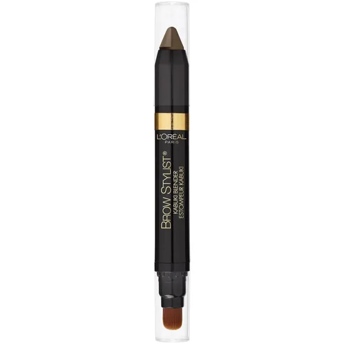 Vista 8 de Cosméticos L 'Oreal Paris Brow Stylist, mezclador de Kabuki, Castaño