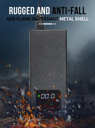 Vista 6 de Cargador de batería de litio de 54.6 V 2 A para batería de iones de litio de 48 V 13s, adaptador de corriente con pantalla HD para voltaje de carga