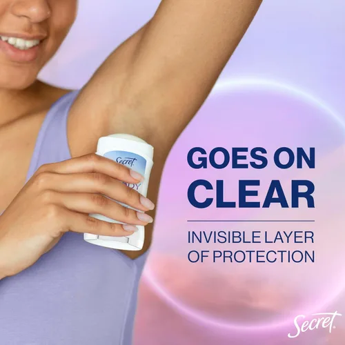 Vista 7 de Secret Desodorante para Todo el Cuerpo en Barra de Secado Rápido + Absorbe el Sudor para Mujeres, Ingredientes Naturalmente Derivados, Aroma
