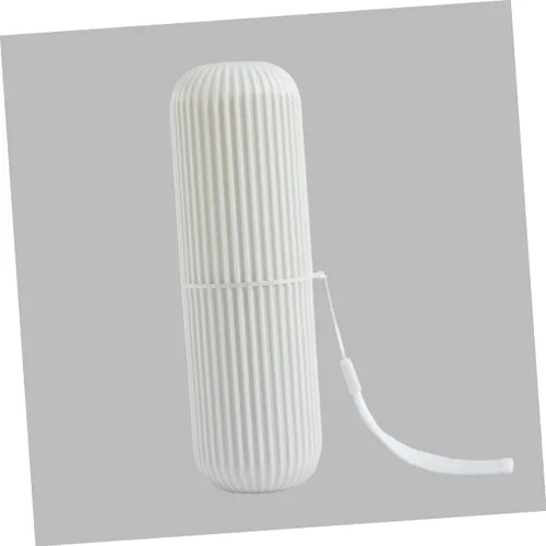 Vista 5 de Caja de viaje para cepillos de dientes, contenedor de cepillo de dientes de viaje, cabezales de cepillo, estuche de viaje, pastas de dientes