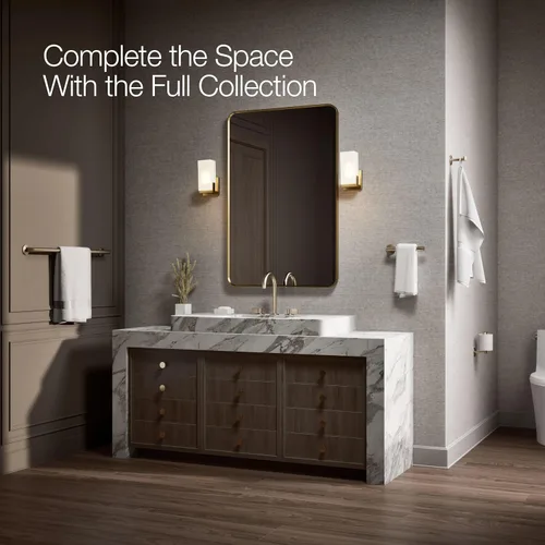Vista 6 de Kohler 78374-BV Components® - Toallero de 30 pulgadas, bronce cepillado vibrante