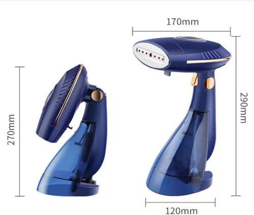 Vista 7 de Plancha de vapor Profesional Mini plancha portátil de vapor portátil Máquina de planchar colgante de mano Plancha eléctrica de mano, mini