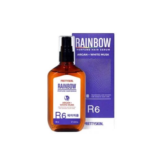 Vista 8 de PRETTYSKIN Rainbow Perfume Suero vegano para el cabello con aceite de argán, aceite de almendras dulces, aceite de jojoba, aceite de macadamia