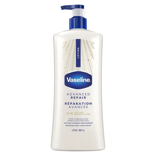 Vista 7 de Vaseline Intensive Care Advanced Repair Loción corporal sin fragancia Paquete de 2 unidades de 10 onzas cada uno