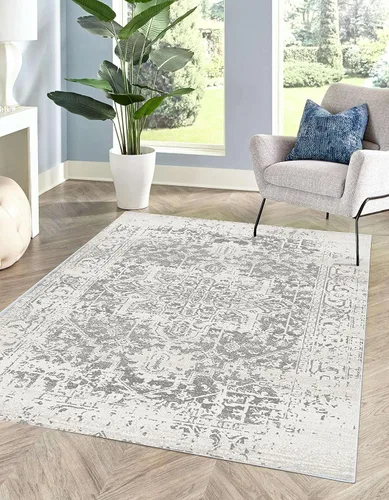 Vista 9 de MICRODRY Alfombra de pasillo, diseño de perfil bajo para un aspecto elegante y sin volumen. Lavable a máquina, resistente a las manchas Inez