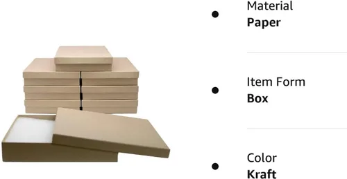 Vista 2 de Novel Box - Caja de regalo para joyas con relleno de algodón