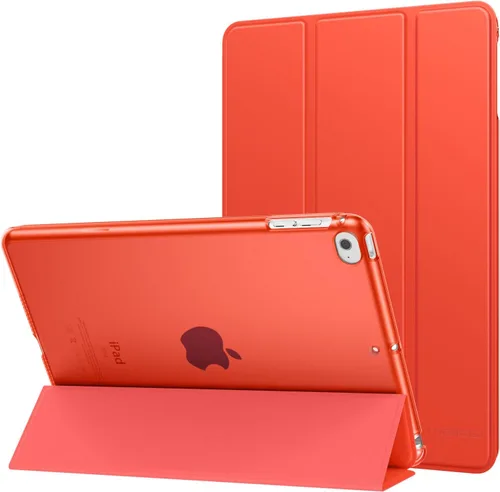 Vista 40 de MoKo Funda para iPad mini 5 2019/Mini 4 2015 (5ta/4ta Generación 7.9 pulgadas), funda delgada y ligera con soporte, con protector traslúcido