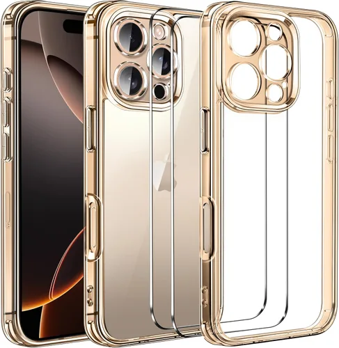 Vista 37 de ivoler Estuche 3 en 1 para iPhone 17 de 6.3" 2025 con 2 protectores de pantalla de vidrio templado [Protección de grado militar], parte trasera