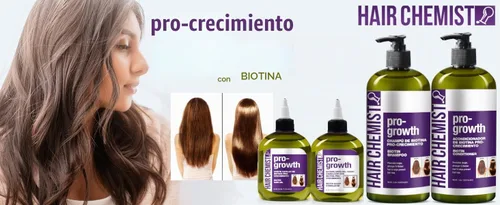 Vista 5 de Hair Chemist Biotin Pro-Growth - Aceite para el cabello de alta calidad, 7.1 oz.