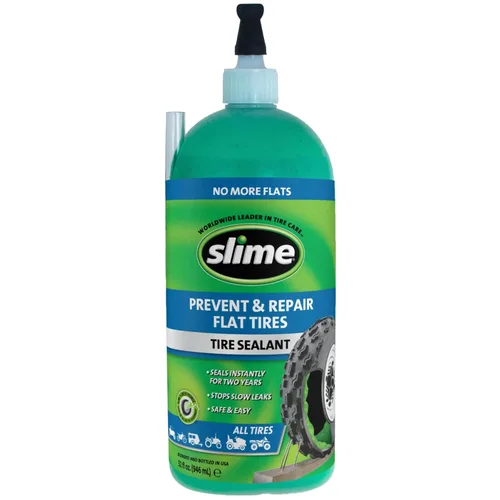 Vista 13 de Sellador Slime para neumáticos sin cámara - Paquete de 2 - 24 onzas (710 ml), Paquete de 1, Blanco