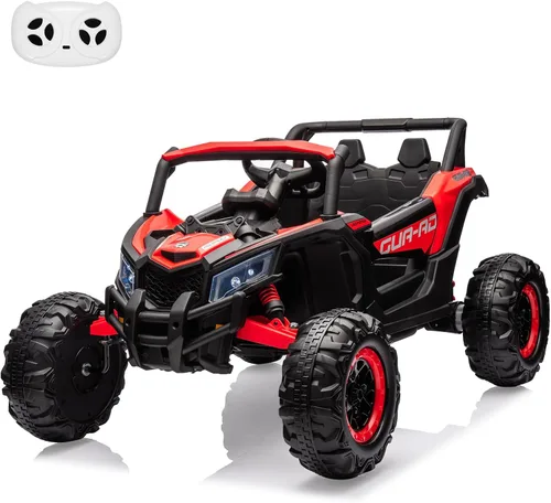 Vista 10 de 24V Ride On UTV, vehículos eléctricos con pilas, UTV para niños Negro-1