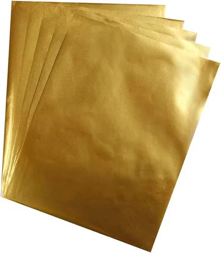Vista 11 de Hygloss Papel de aluminio metálico para artes y manualidades, actividades de aula y artistas, decoración de fiestas o vacaciones, 8.5 x 11 pulgadas