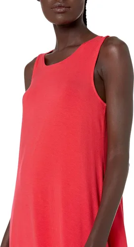Vista 4 de Tienda Essentials - Vestido con vuelo y sin mangas para mujer (disponible en tallas extragrandes)