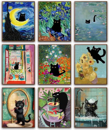 Vista 19 de 9 Piezas Arte de Pared Cristiano Costero Azul Pósteres de Conchas Marinas Versículos Bíblicos Inspiradores Océano Playa Estrella de Mar Palmera