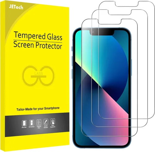 Vista 20 de JETech Protector de pantalla para iPhone SE 3/2 (edición 2022/2020), 4.7 pulgadas, película de vidrio templado, paquete de 3