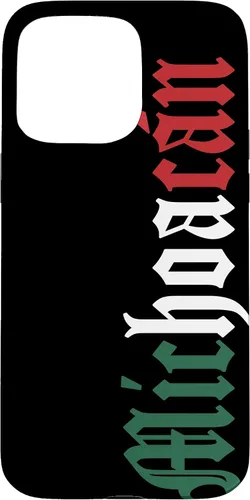 Vista 31 de Michoacan - Funda para iPhone 17 (diseño de bandera mexicana)