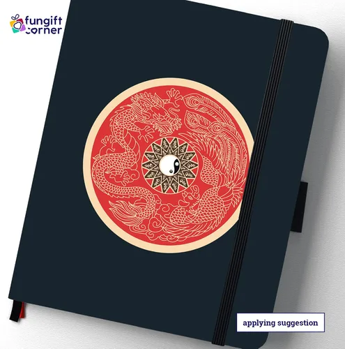 Vista 6 de Yang More Than Yin Feng Shui - Calcomanías de amuleto de símbolo de energía Yang, regalo de Feng Shui, calcomanías decorativas, regalos de Año Nuevo