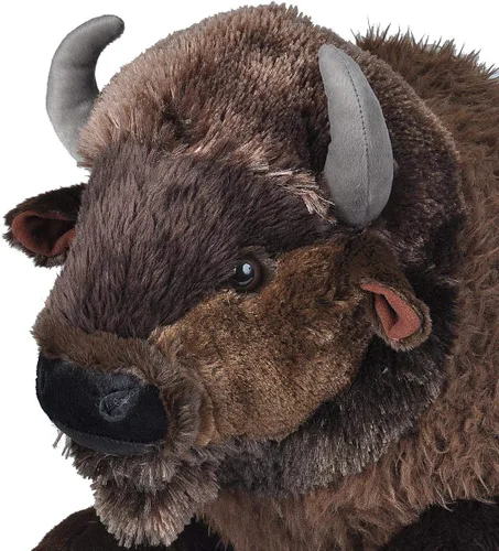 Vista 6 de Wild Republic Jumbo - Animal gigante de peluche, Bisonte, 30