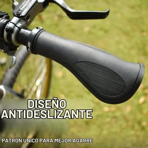 Vista 3 de MARQUE Ergo - Empuñaduras para manillar de bicicleta – Agarre antideslizante para mango de bicicleta con diseño ergonómico cómodo para bicicleta