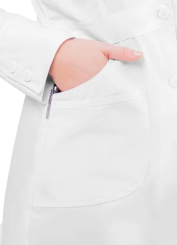 Vista 5 de Adar - Abrigos de laboratorio universales para mujer, abrigo de laboratorio Perfection de 32 pulgadas