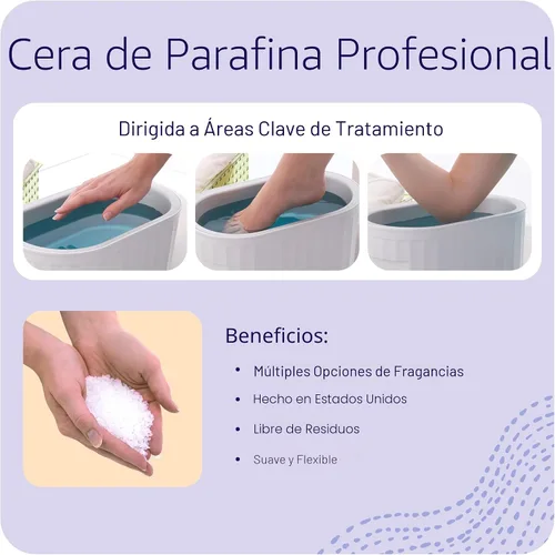 Vista 3 de Cera de Parafin Therabath Refilla, 6 libras, Verde (Wintergreen)