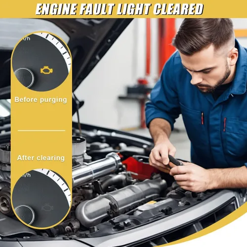 Vista 4 de ZIMISI Lector de escáner OBD2, lector de código de coche que se conecta al teléfono, herramienta de escaneo de diagnóstico automático, escáner OBD2
