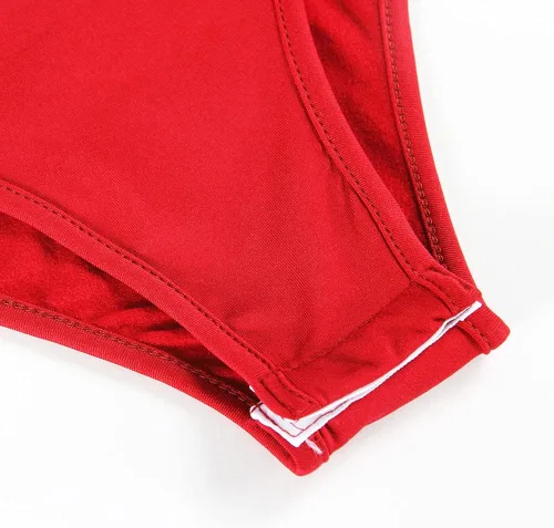 Vista 5 de PALINDA Leotardos elásticos de manga larga para mujer con cuello redondo a rayas
