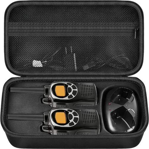 Vista 8 de ANKHOH Funda Holster para Radio Compatible con GXT1000VP4 Radio Bidireccional GMRS de 50 Canales, Estuche para Walkie Talkie de Largo Alcance