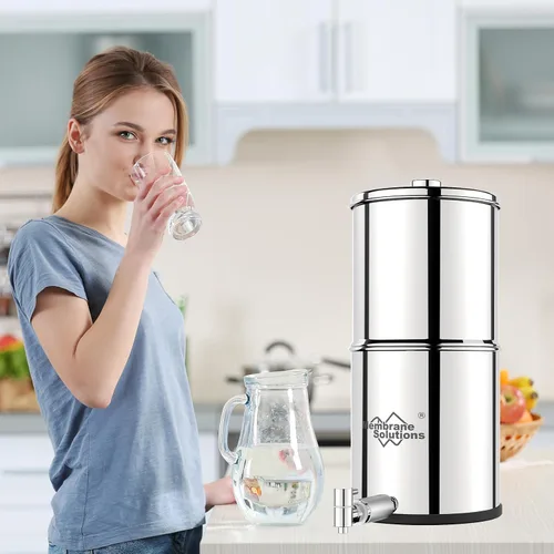 Vista 7 de Membrane Solutions Elementos filtrantes de reemplazo del sistema de filtración de agua por gravedad de encimera UV - 6 paquetes (U3P)
