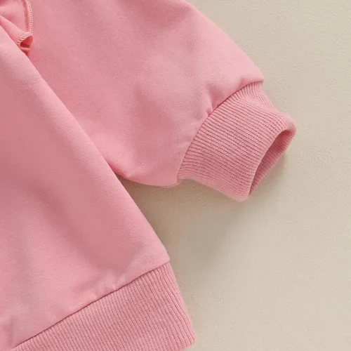 Vista 14 de Sudadera unisex de algodón de color sólido para bebé, camiseta de manga larga con cuello redondo
