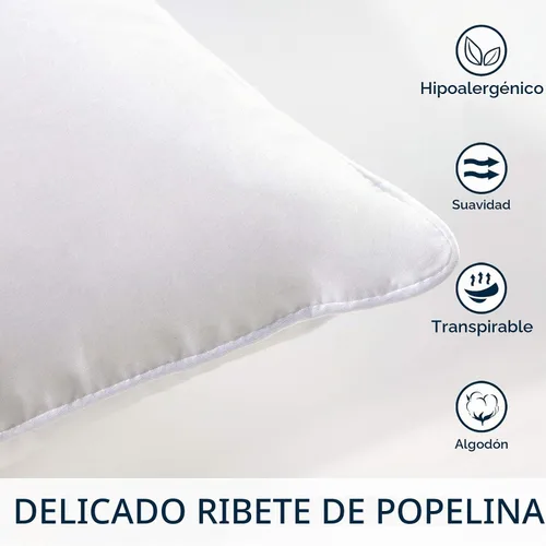 Vista 4 de Inserto de almohada Phantoscope - Inserto de almohada con funda de algodón 100% - Inserto de almohada cuadrada para almohada lumbar - Almohadas