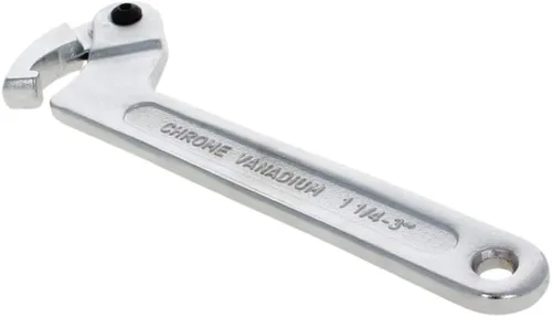 Vista 10 de Utoolmart Herramienta de llave C, 3/4-2 pulgadas (0.748-2.008 in) llave de gancho ajustable de cromo vanadio (nariz redonda), 1 unidad