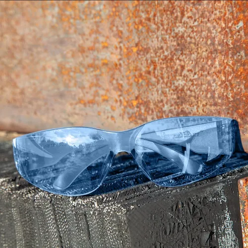 Vista 7 de Lentes de seguridad con protección envolvente resistente a arañazos, lente de policarbonato resistente a impactos ANSI Z87.1 Scratch & Impact