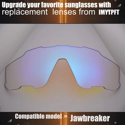 Vista 2 de IMYTPFT Replacement Lenses For oakleys Jawbreaker Sunglasses Photochromic Blue