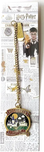 Vista 3 de Paper House Productions Harry Potter Hogwarts Castle - Cadena esmaltada y marcador de clip