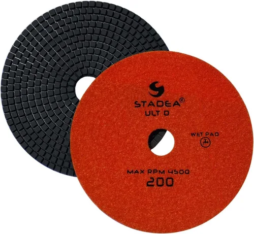 Vista 13 de PPW152X Almohadillas de pulido de granito 7 "Almohadilla de diamante 50 Grit para granito piedras de cuarzo pulido
