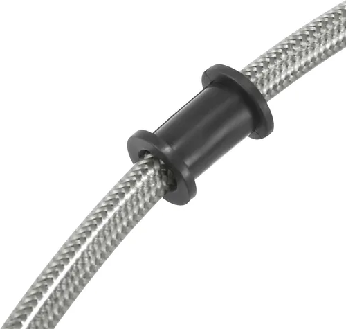 Vista 7 de Motoforti Universal 94.5 in 94.49 "motocicleta freno embrague aceite manguera tubo hidráulico reforzado acero inoxidable trenzado tono plata