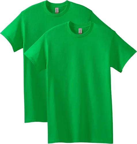 Vista 51 de Gildan Camiseta de algodón pesado para adultos, estilo G5000, paquete múltiple Gris ceniza (paquete de 2)