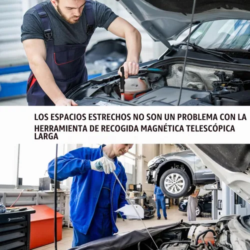 Vista 7 de 4 herramientas magnéticas telescópicas de recogida de 30 pulgadas con fuerza de tracción de 20 libras