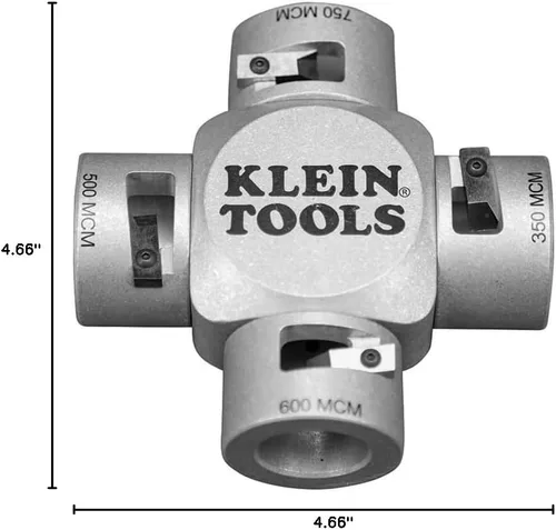 Vista 9 de Klein Tools 21050 Pelador de cable grande (750-350 MCM)