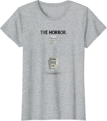 Vista 3 de Heinz Tomato Ketchup The Horror Empty Bottle - Camiseta desgastada, Blanco