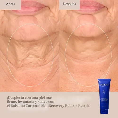 Vista 3 de Nakery Beauty SkinRecovery Relax + Repair - Bálsamo corporal, loción para dormir de melatonina de magnesio con retinol + SepiLift, crema reafirmante