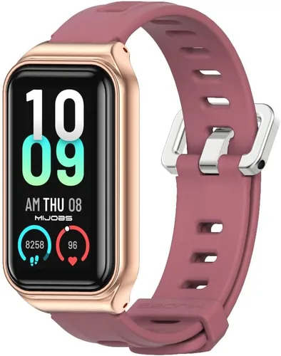 Vista 9 de Correa de repuesto de silicona para reloj, accesorios de pulsera inteligente para Amazfit 7 Fit Band
