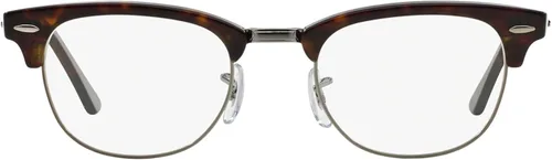 Vista 2 de Ray-Ban Clubmaster - Lentes cuadrados tortuga 1929in Marrón 49 mm