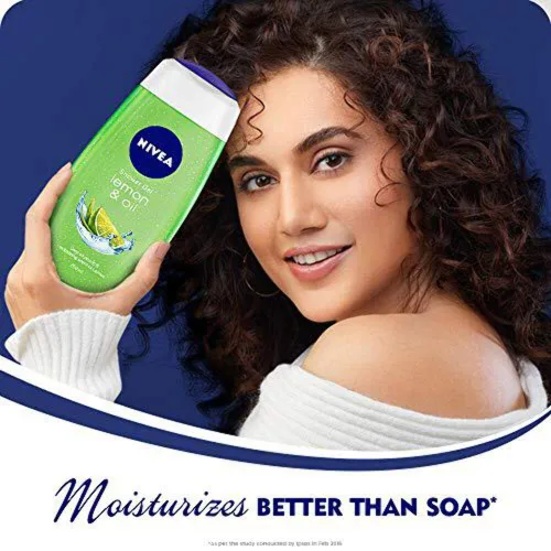 Vista 5 de Nivea Gel de ducha de limón y aceite para el cuidado del baño, 8.5 fl oz