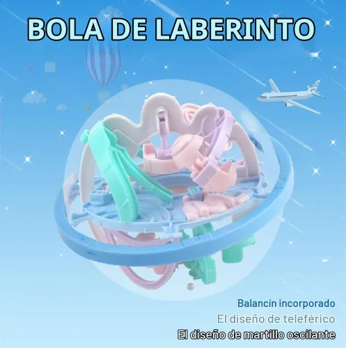 Vista 3 de Balance Laberinth Ball 3D Laberinto Ball Laberinto Rompecabezas de rompecabezas rompecabezas mágicos 3D juego laberinto rompecabezas para adultos