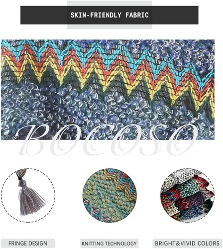 Vista 10 de Capa tipo poncho de punto para mujer, cárdigan de punto con flecos para otoño e invierno