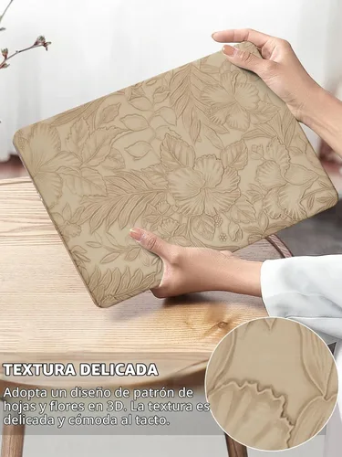Vista 2 de Seorsok Funda compatible con MacBook Air de 15 pulgadas versión 2026 2025-2023 M5 A3448 M4 A3241 M3 A3114 M2 A2941 Touch ID, funda rígida de piel