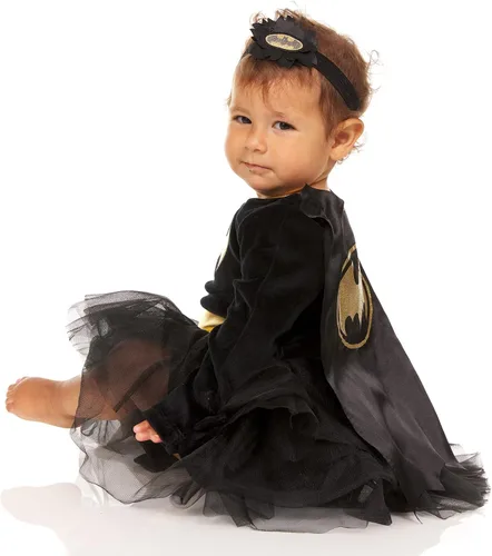 Vista 6 de DC Comics Disfraz de Batgirl para bebé, vestido tutú